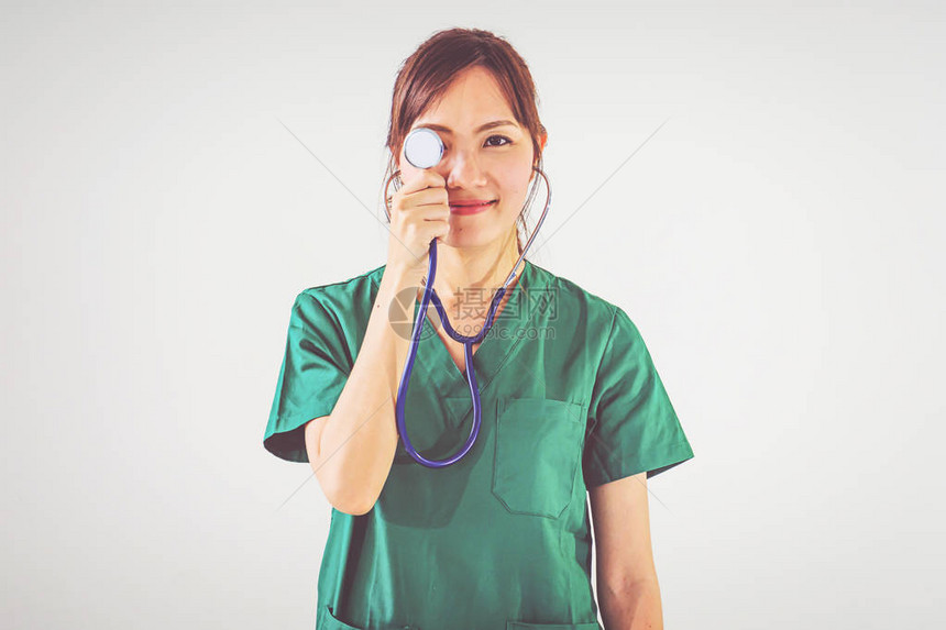 女护士或医生专业地位图片