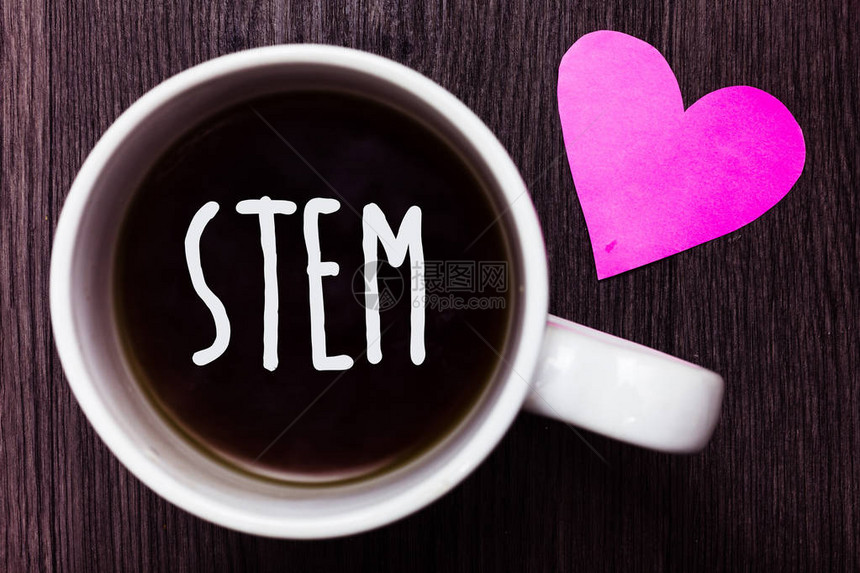 概念意指为科学和研究开发对人类胚胎的破坏穆格咖啡可爱的想法爱哈特浪漫记忆棕色木头图片