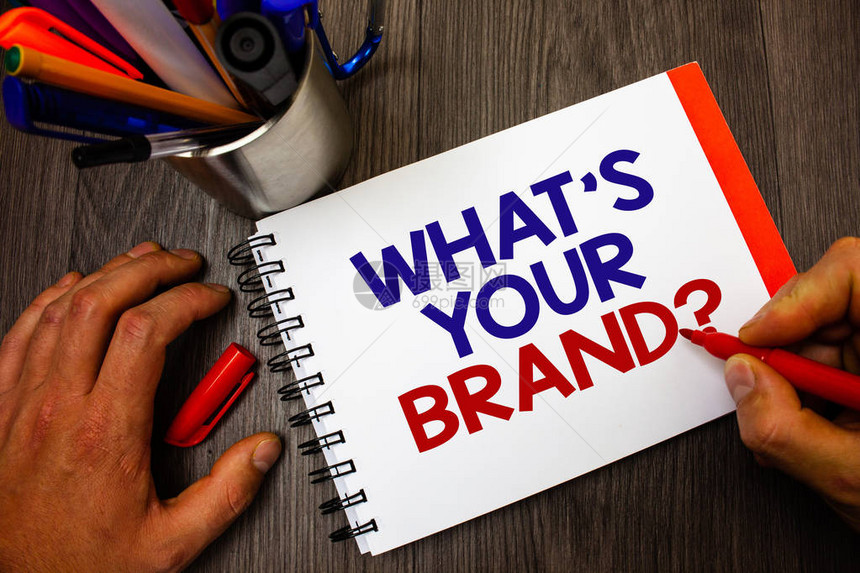 显示您的品牌问题是什么的文字符号概念照片询问口号或标志广告营销笔架记事本标记感觉想法图片