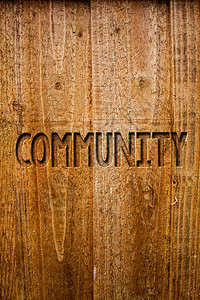 共性显示社区的文本符号概念照片邻里协会州附属联盟团结体思想信息木制背景意图背景