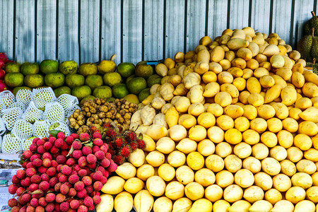 街头市场水果图片