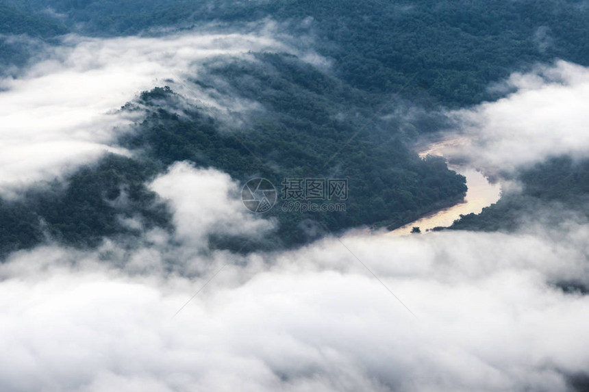 黎明时分的南河观DoiSamerDaoSiNanNationalPark图片