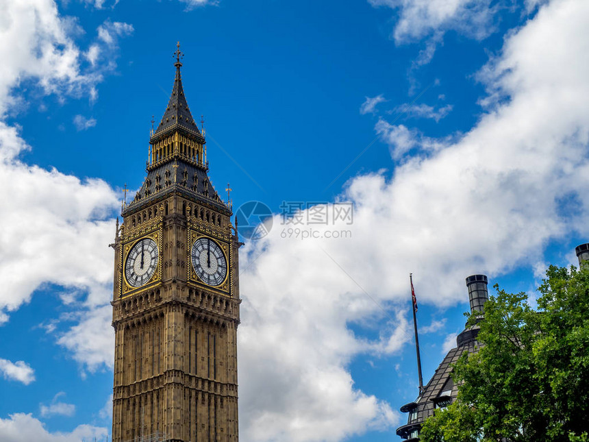 大本伦敦英国著名的伦敦地标的景象图片