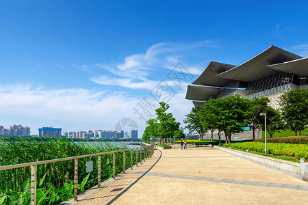 吴中太湖新城无锡大剧院位于无锡市太湖新城背景