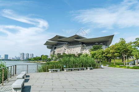 吴中太湖新城无锡大剧院位于无锡市太湖新城背景