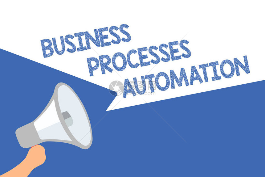 手写文字本商业过程自动化为了实现数字转换而实施的概念意义图片