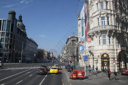 布达佩斯老街图片