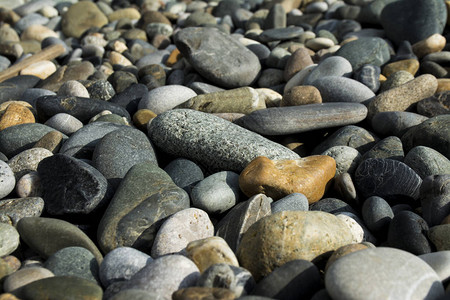 海滩上的天然石图片