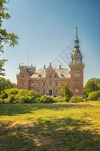 库拉贡纳斯托普城堡是瑞典南部斯坎尼亚赫辛堡高清图片