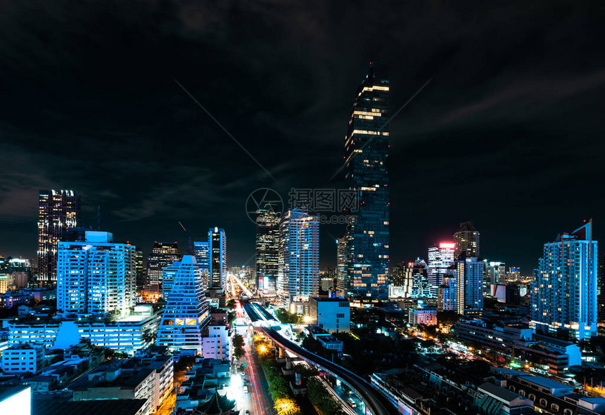 夜间泰国Bangkok城市风图片