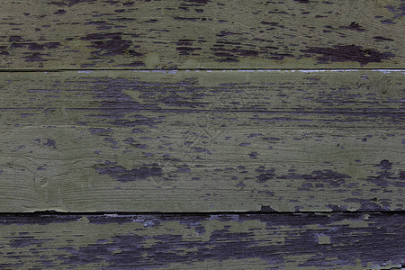 旧木板绿色剥落图片