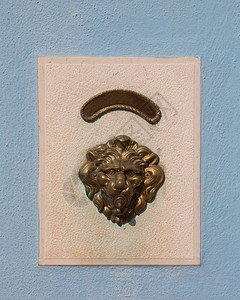 欧洲城装饰的门铃图片