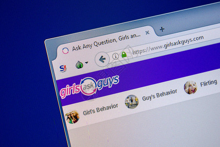 GirlsAskGuys网站主页图片