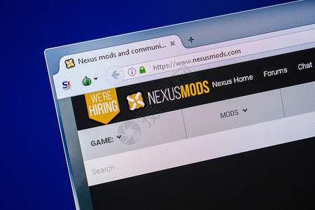 NexusMods网站主页图片