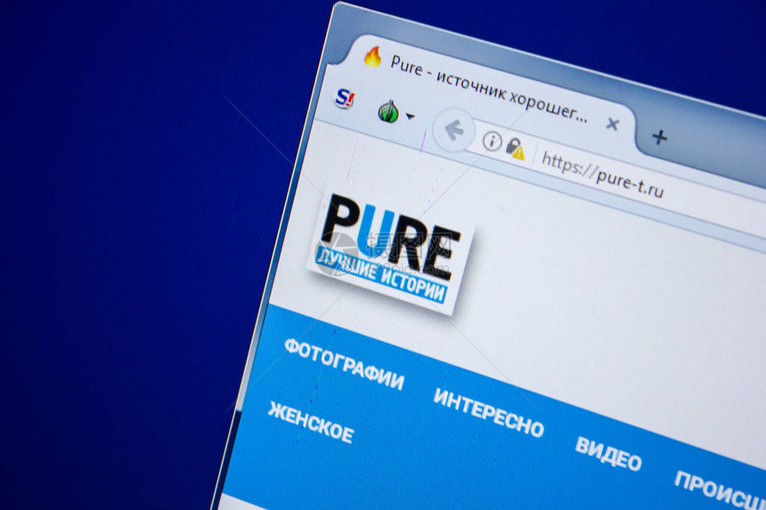Puret网站主页图片