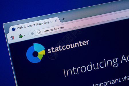 StatCounter网站主页图片
