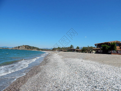 土耳其费特希耶的爱琴海滩图片