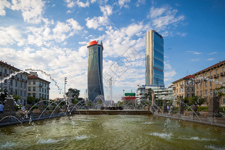 意大利现代城市生活区米兰Zaha图片