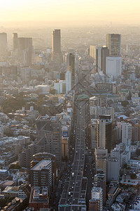 日本东京城市天际线景观图片