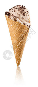 冰淇淋冰淇淋锥甜可口的图片