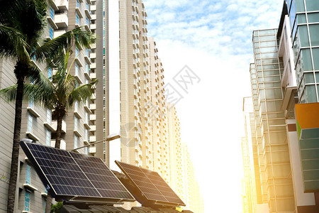 城市未来电力中的太阳能技术图片