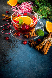秋冬季热饮红莓辣茶图片