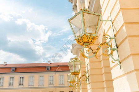 夏洛滕堡宫的金色装饰图片