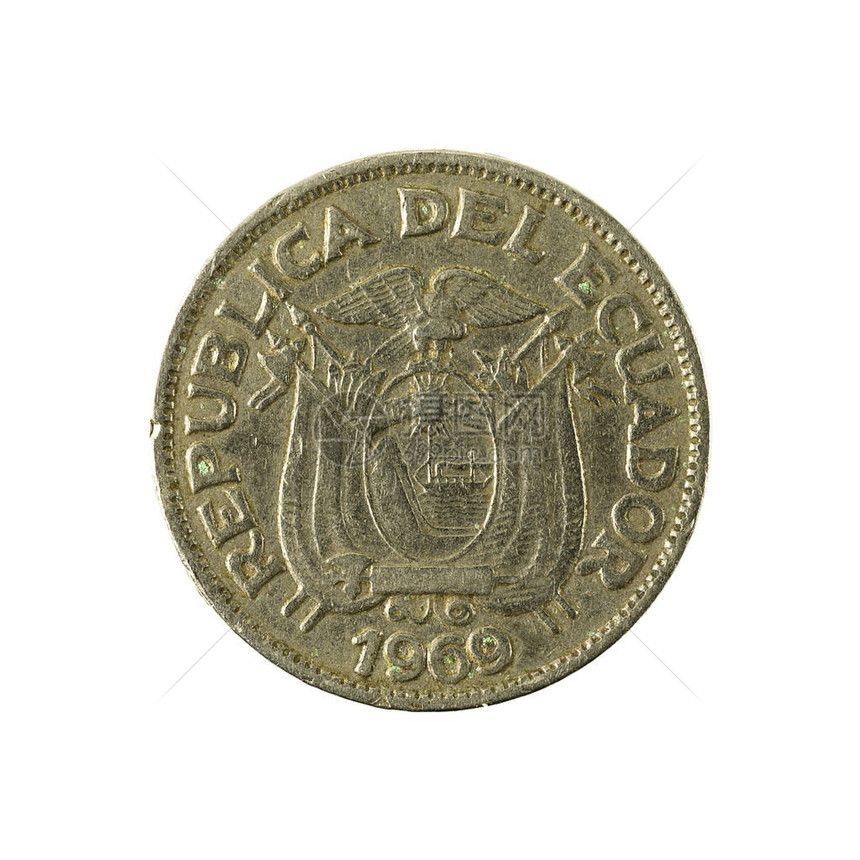 20厄瓜多尔分硬币1969反向隔图片