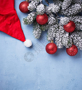 圣诞节背景树枝和图片