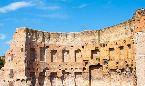 罗马古罗马废墟在罗马的陈列结构图片