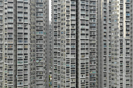 香港住宅区建筑立面图片