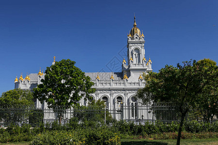 保加利亚土耳其伊斯坦布尔市保加利亚圣史蒂芬教堂StStephenC背景图片