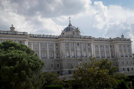 西班牙马德里的皇宫图片