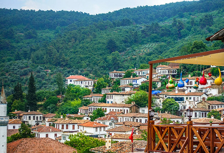 土耳其小旅游城名为S背景图片