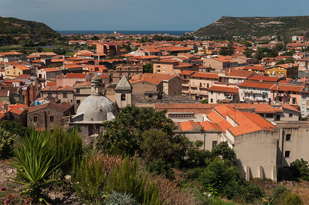 撒丁岛的博萨村图片