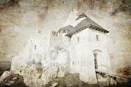 波兰的中世纪城堡Bobolice图片