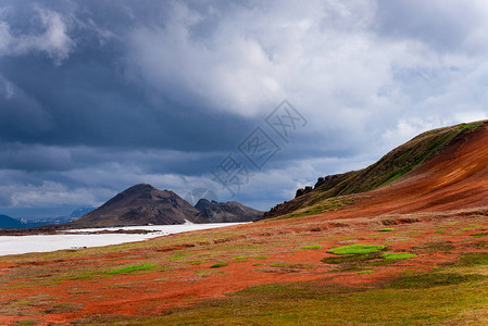 冰岛克拉夫火山图片