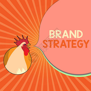 概念手写显示品牌战略展示对产品营销的长期营销支图片