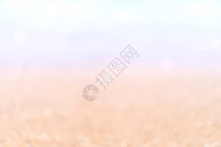 模糊的沙滩浪和沙子布基图片