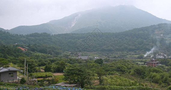 台北阳明山的景背景图片