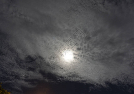 繁星点的夜空云背景蓝色图片
