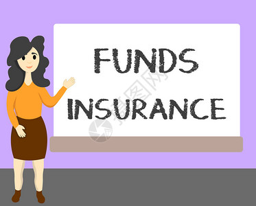 文字书写文本资金保险集体投资形式的商业概念提图片