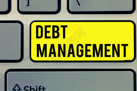 资产负债率显示债务管理的文本符号概念照片债务人和债权人之背景