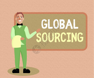 GlobalSourcing商业图片展示了从全球商品市场采购的做法图片