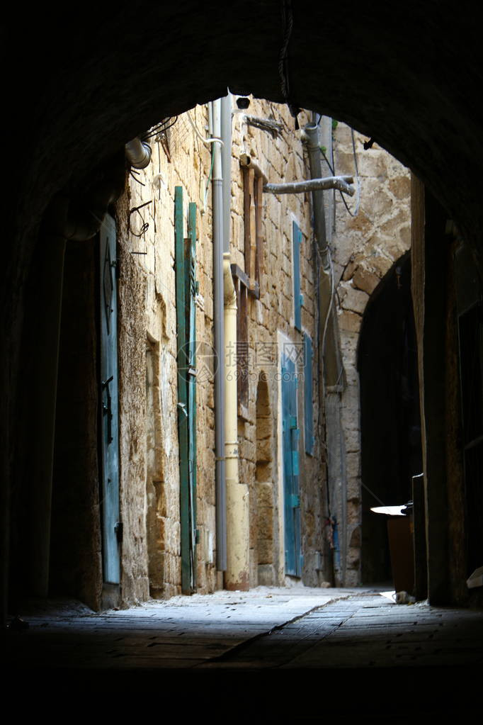 地中海沿岸的阿克老城以色图片