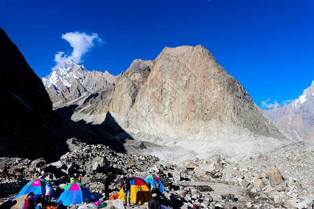 卡拉科姆山脉K2基地营巴图片