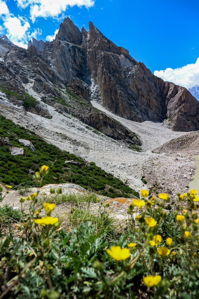 卡拉科姆山脉K2基地营巴图片