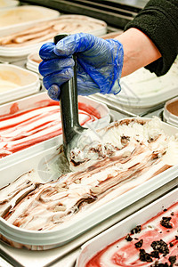 乳制品冰淇淋柜台图片