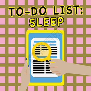 显示待办事项列表睡眠的书写笔记展示要做的事情的商业照片优图片