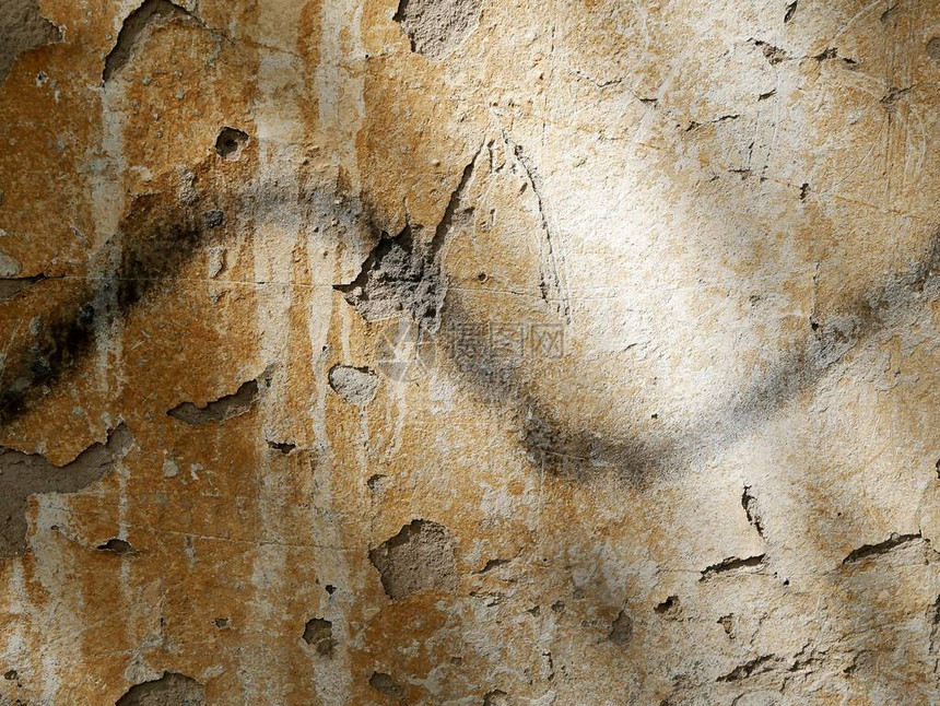 古旧红褐墙的纹理自然环境中的粗图片